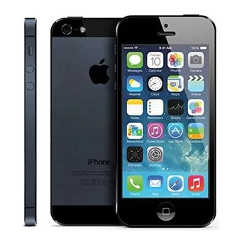 For Apple iPhone 5 4.0" WCDMA 16GB 32GB 64GB ROM 8MP Camera IOS Touch ID Unlocked Mobile Phones