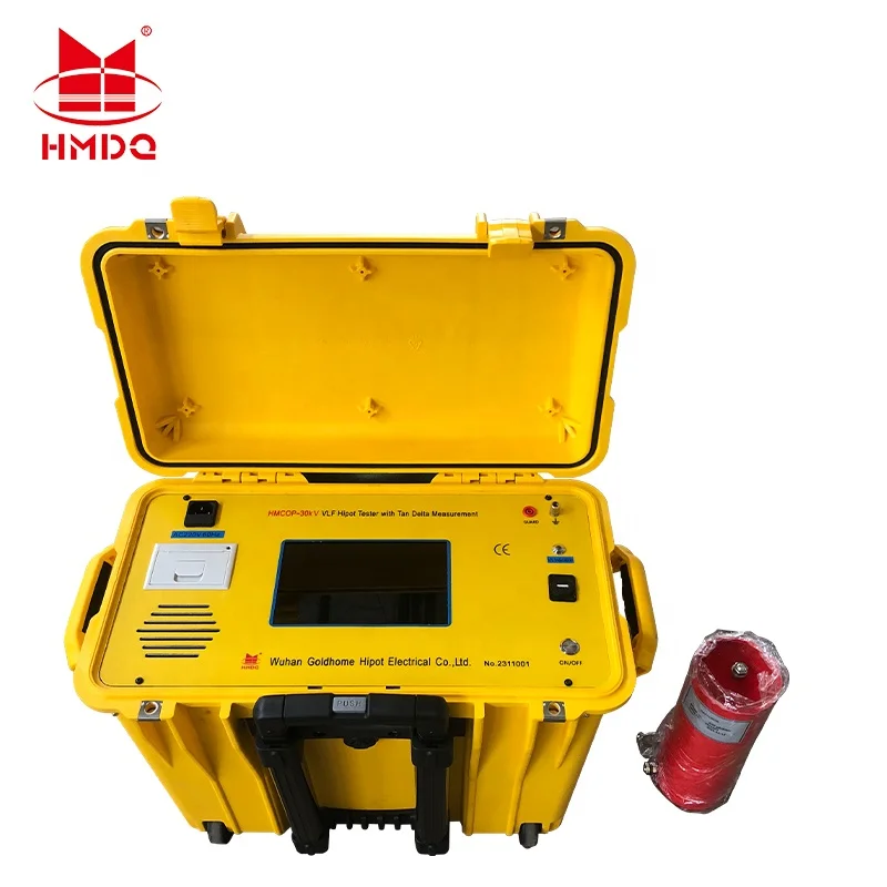 Electric China 0.1hz Vlf High Voltage Generator 30kv Vlf Cable ultra Low Frequency Ac Hipot Tester 60kv Tan Delta Measurement