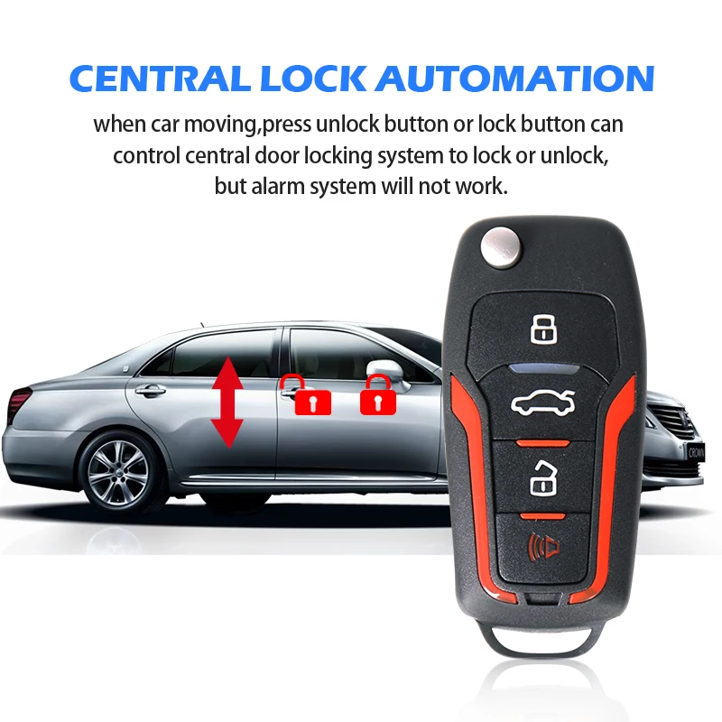 SPY Official Snake Car Alarm System Digital Central Locking Remote Starter Engine Keyless Entry Universal for Camry Corolla