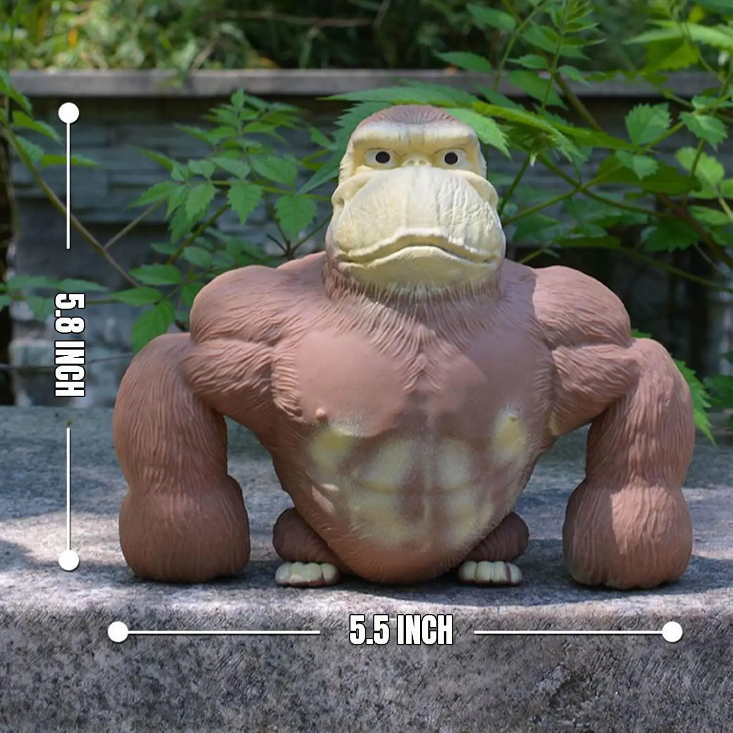 さるきち Squishy Monkey Toy, Stretch Gorilla Toy, Latex Gorilla Soft