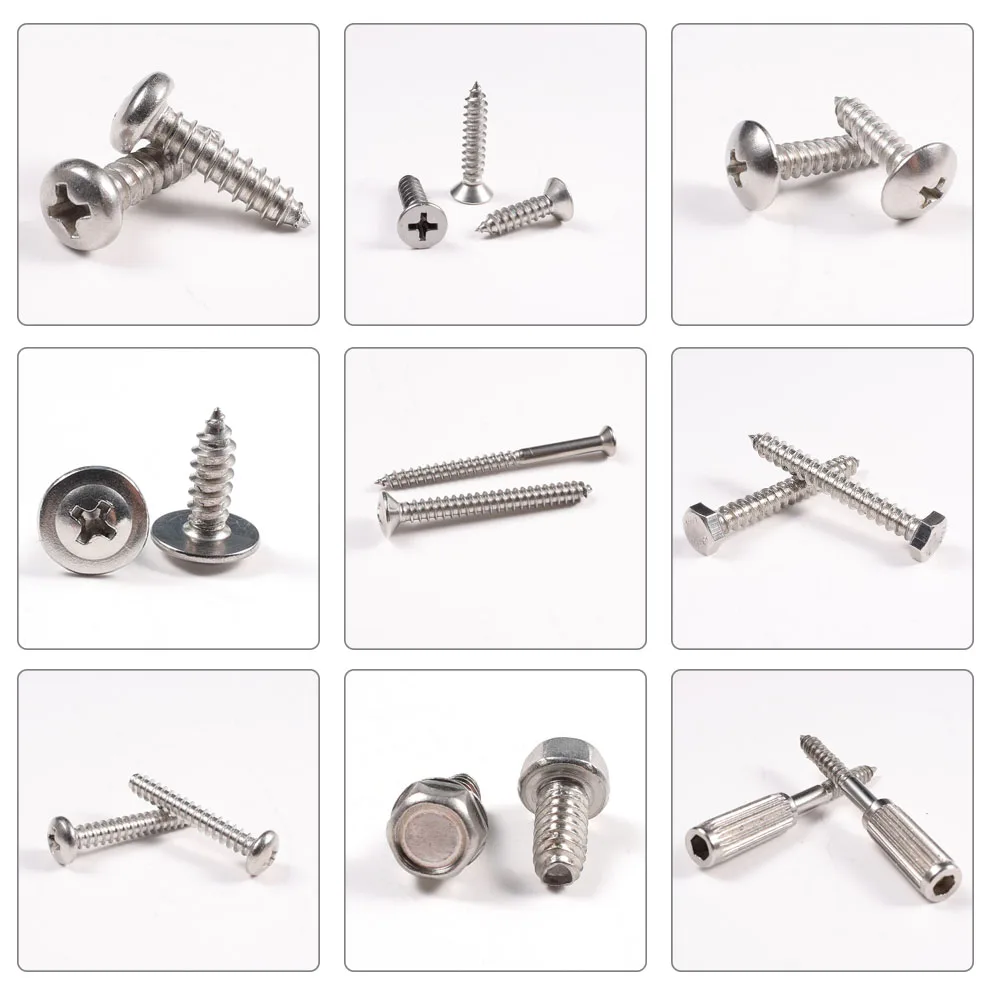 Self Tapping Decking Screw 304 316 Stainless Steel Or Zinc Plated Pan