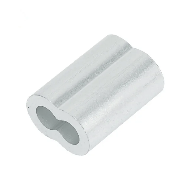 340Pcs Doppia Ghiera Piegatura Loop Manica Alluminio, Morsetti Fune - 9