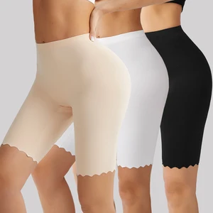 Women's High-Waisted Seamless Sports Shorts Hip Lift Yoga Fitness Leggings With Logo Casual Style Plus Size Yoga Pants