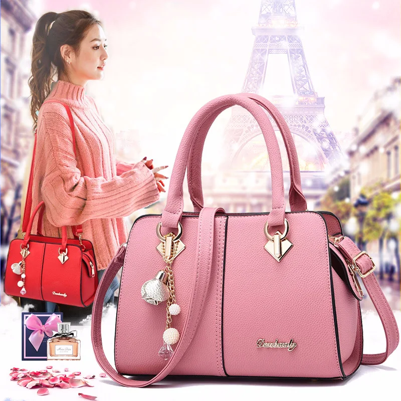 ladies pink handbags