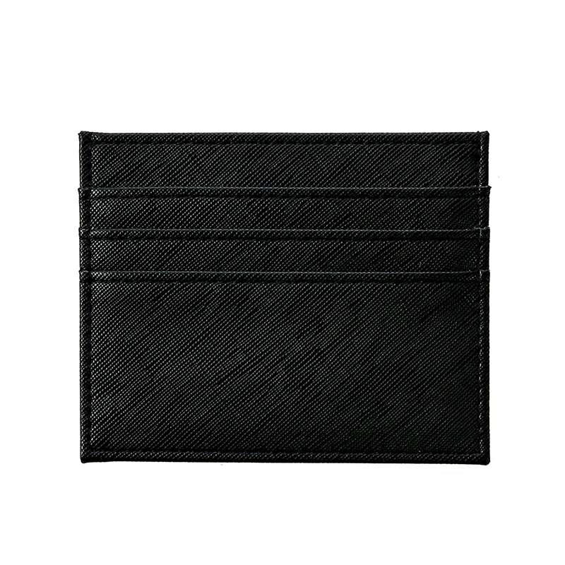 Hot Sale Saffiano Leather Card Holder Slim Credit Card Holder Wallet ...