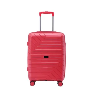 Wholesale PP Hard Case Expandable Travel Larger Capacity Lightweight Durable Luggage Suitcase Sets With 4 Spinner Wheels