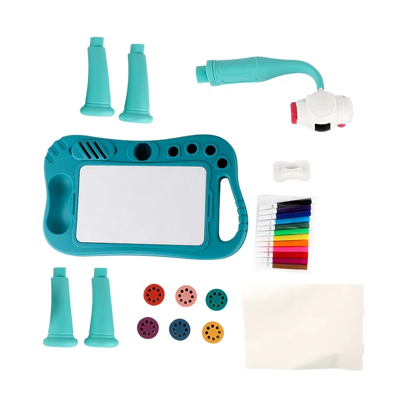 Other Educational Learning Erasable Writing Desk Board Children LED Light Painting Table Toys Kids Drawing Projector for Kids