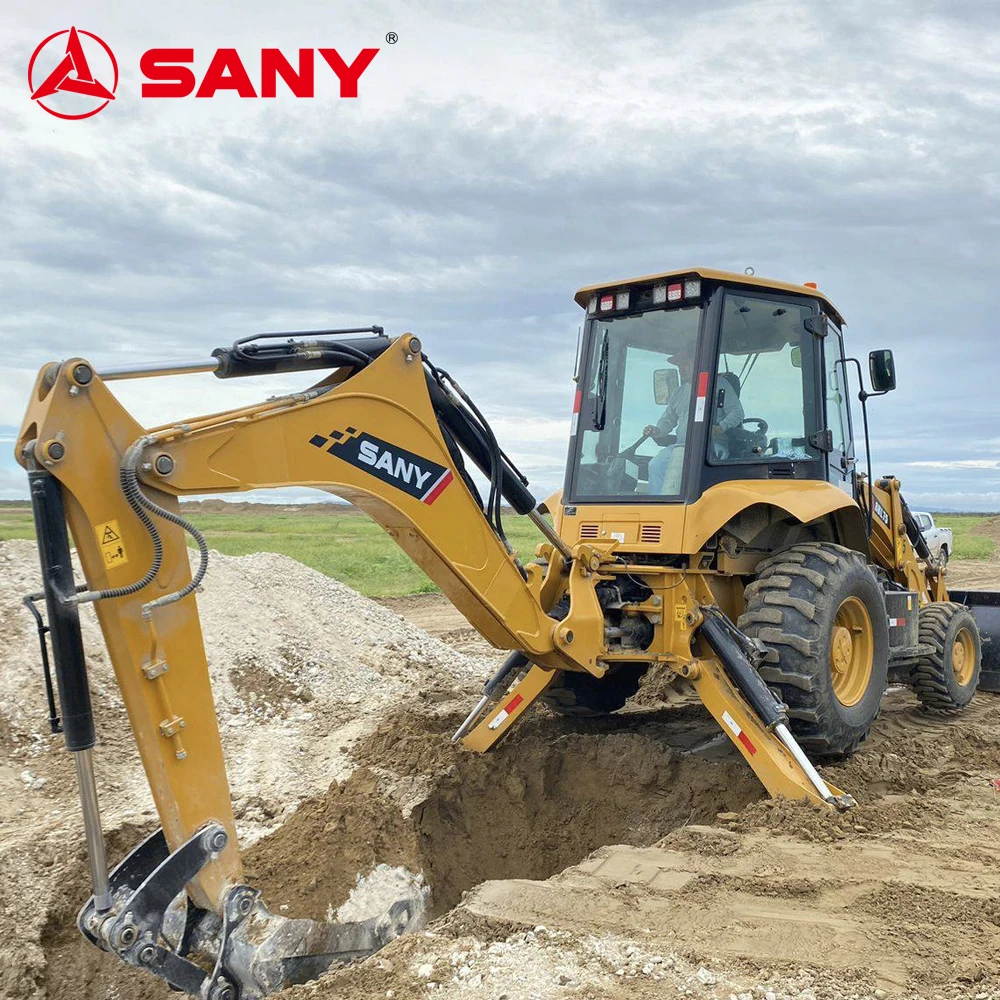 SANY BHL75 7.5 ton backloader machine paving roads back loader tractor ...