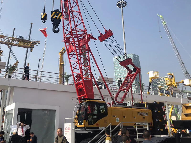 SANY 55tons Used Crawler Crane Hydraulic SCC550A-6 Sany Crawler Crane