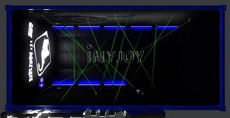 Indoor Room Escape Maze Arena Active Game System Professional Activate ...