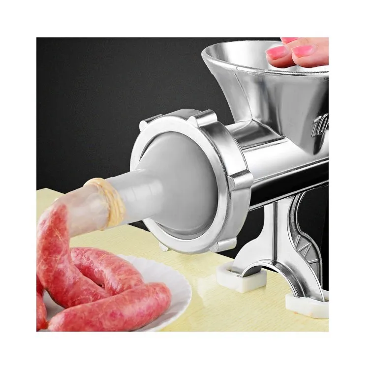 Portable Kitchen Meat Grinder Aluminum Alloy Handheld Hand Crank