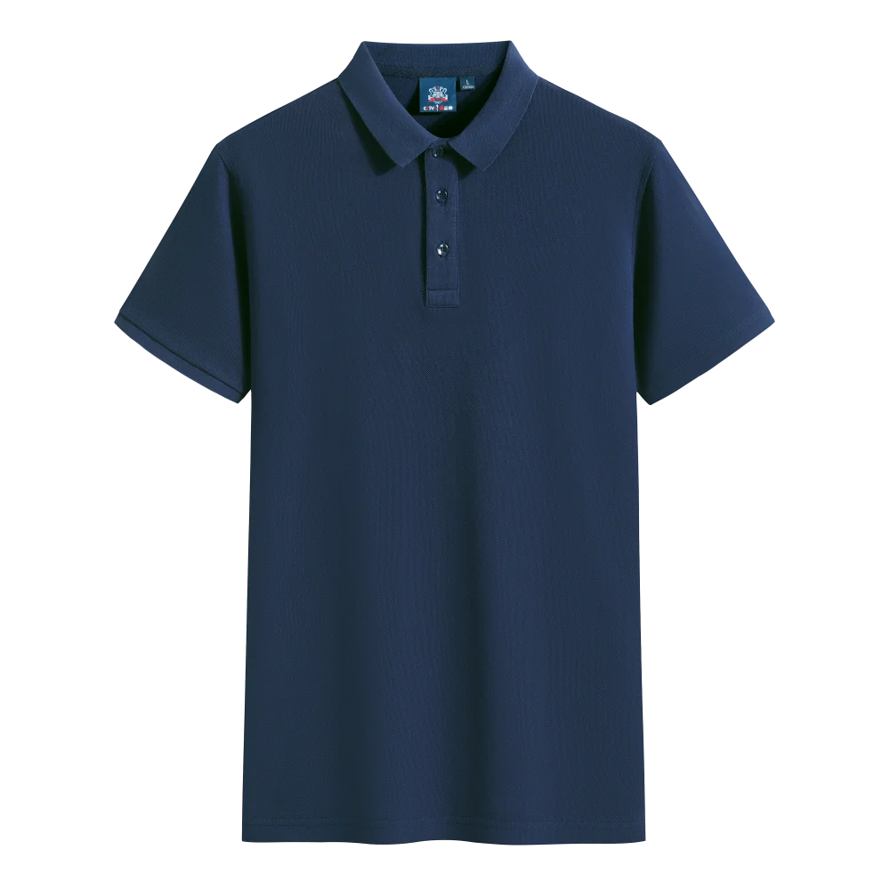 2023 Custom 100cotton 210g Mens Polo Shirt Brand Quality Short Sleeve