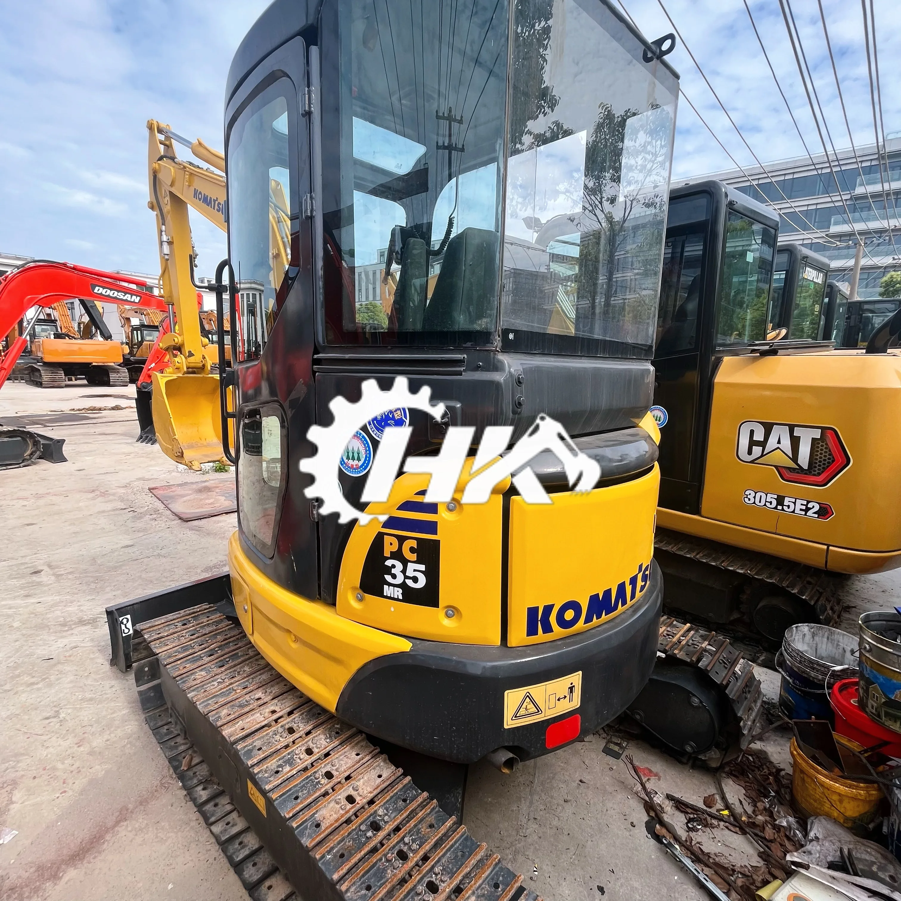 HANG KUI Komatsu Pc35MR 3.5tons 90%new Original Japanese with EPA,CE Agricultural Used Komatsu35 Excavator for Digging