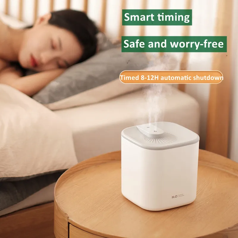 3L Double Nozzle Air Humidifier Essential Oil Aroma Diffuser With Coloful LED Light Ultrasonic Humidifiers Aromatherapy Diffuser