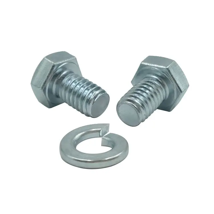 Boulons et &eacute;crous pour voitures, boulons et &eacute;crous galvanis&eacute; de tailles boulon et &eacute;crou hexagonal &agrave; demi-filetage