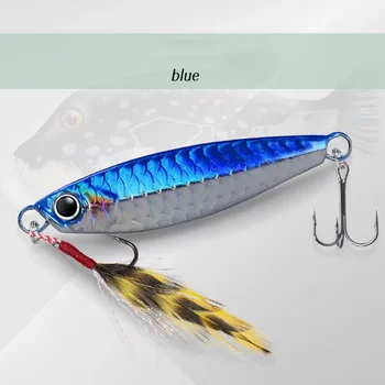 Hot Selling 7g 10g 15g 20g 25g 30g Lead Fishing Baits Metal Jig Lure Luminous Fishing Lure Hard Slow Jigbait Lure – Metal Jig – view 5