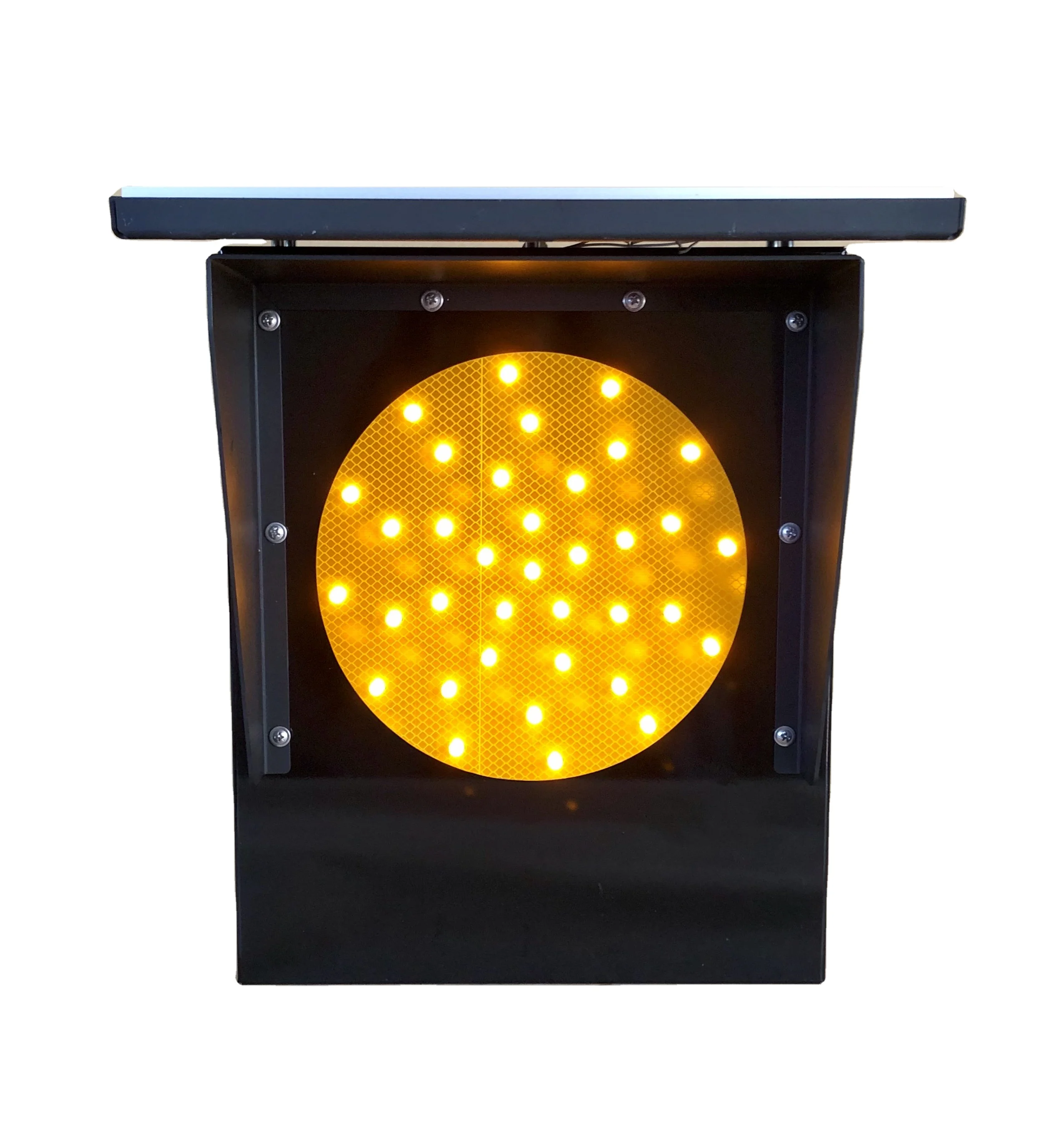 12 В светодиодная сигнальная лампа с одной вспышкой, желтый маяк, прочный материал из поликарбоната и алюминия