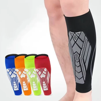Leg Protector Calf Compression Footless Socks Porotege Shin to Play Football Shin Sleeve Soccer Shin Guard