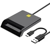 USB A y USB C en negro
