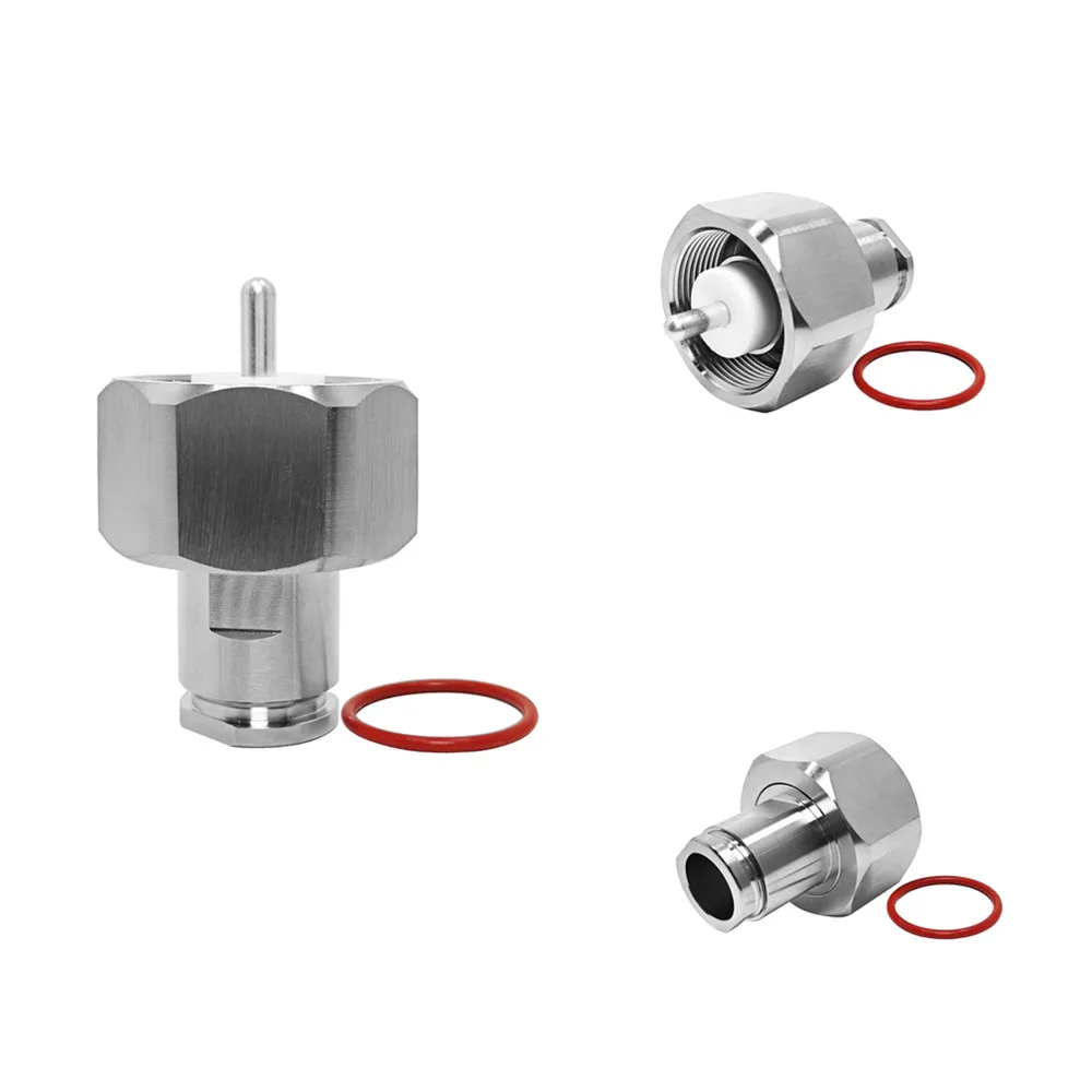 Brass RF Coaxial Connector LC Male Plug Clamp Straight for RG217 Coaxial Cable Adapter  in Stock