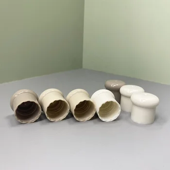 Luxury Round Cosmetic Packaging 20mm Mushroom-Shaped 20/415 Screw Cap PP Plastic Bottle Cap & Closures