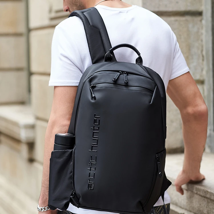 ARCTIC HUNTER Luxury Pu Leather Tpu Business Anti Theft Zaino Uomo