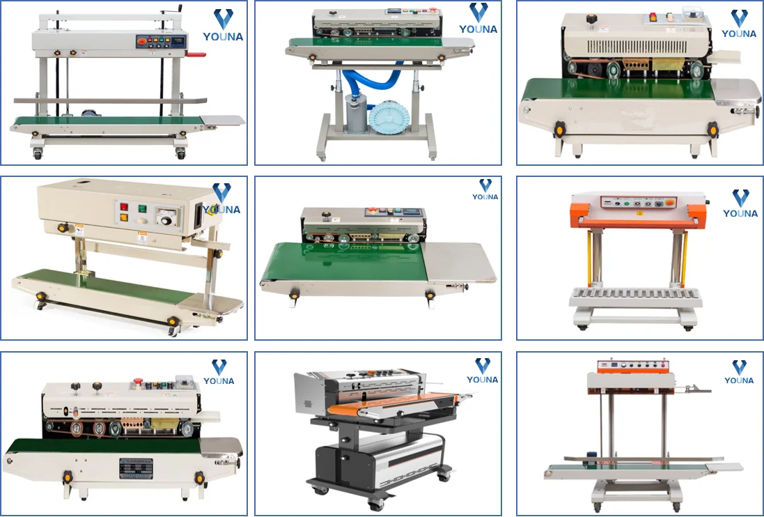15kg Loading Continuous Sealing Machine/band Sealer For 15kg Thickness