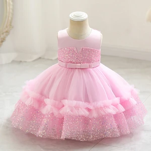 New Girls Dresses Kids Pageant Evening Gowns Weddings First Communion Eco-Friendly Knee-Length Ball Gown