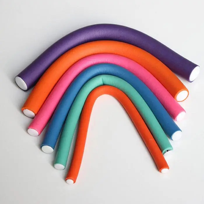 Щипцы для завивки волос Flexi rods мягкие Bendy длинные ролики пенопластовые ролики для волос