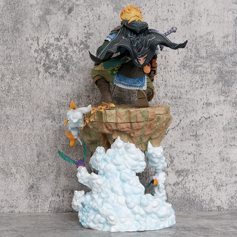 Large Size Anime Statue-the Legend of Zelda Link Character Model Toy Ornament PVC Game Action Figure