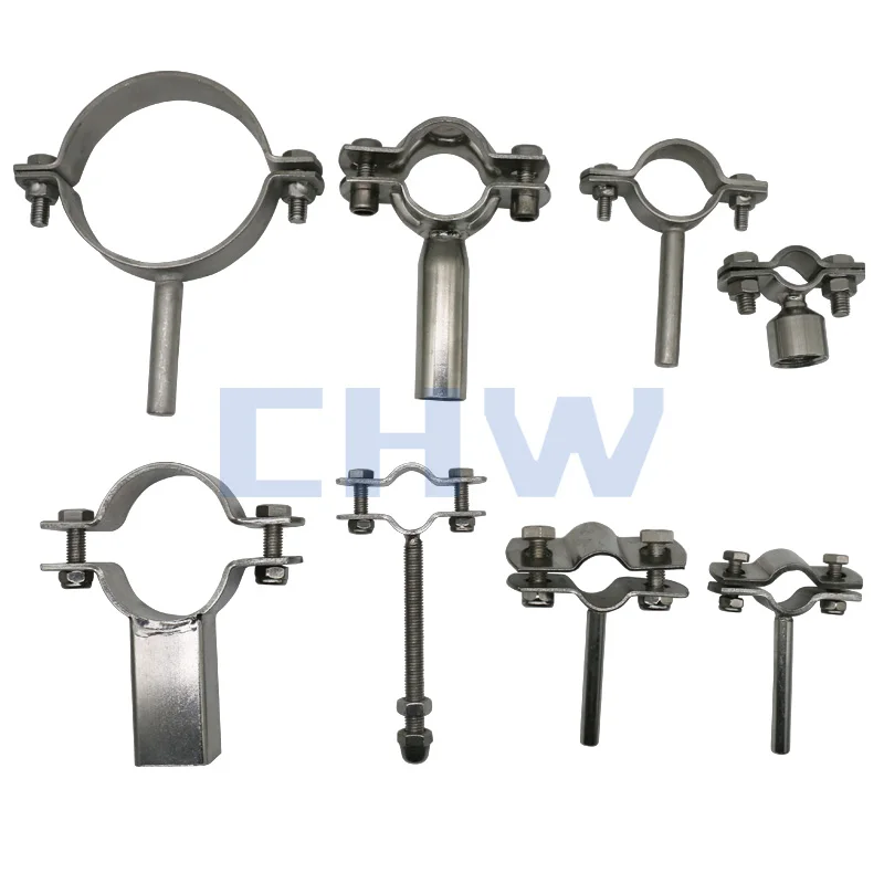 pipe clip with shaft