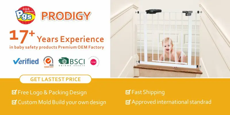 Metal Baby Gate Pet Fence Gate Protective Barrier For Children Stairs Auto Close Babies Kids Toddler