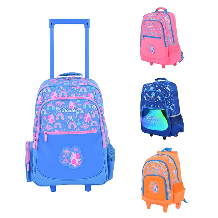 Children School Bags Kids Travel Rolling Luggage Bag Trolley School  Backpack Girls Backpack 6 Wheels Child Book Bag  China School Bags and Bag  price  MadeinChinacom