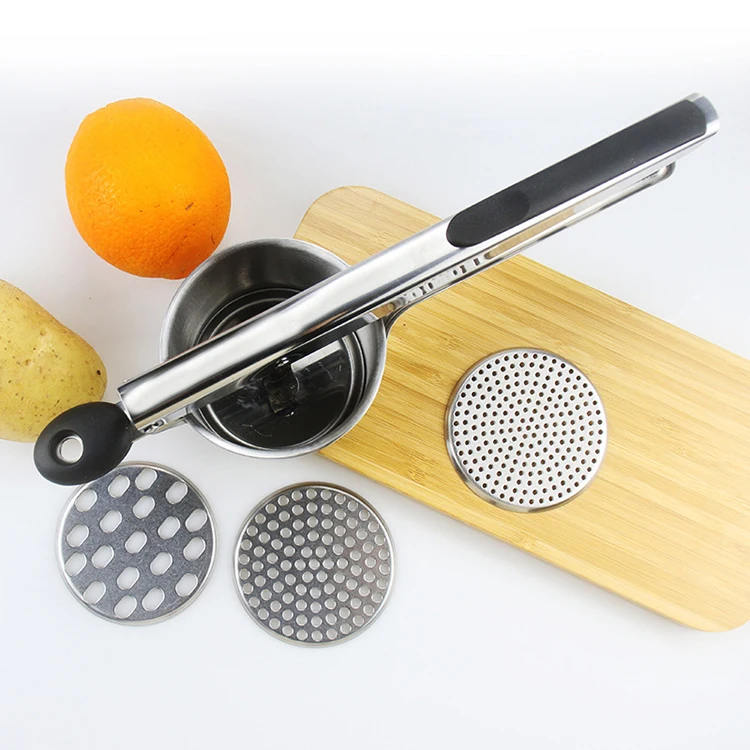 Kitchen Gadget Heavy Duty Stainless Steel Potato Masher Potato Ricer