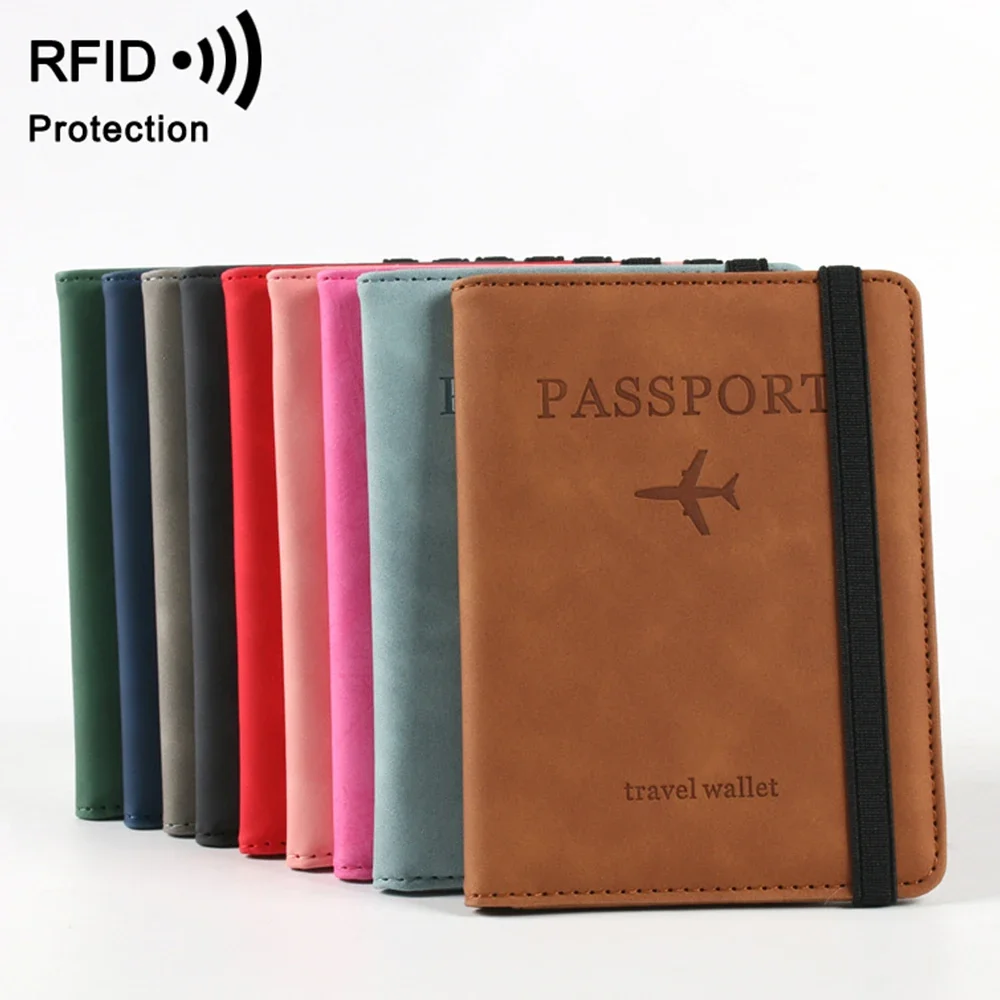 New Pasaporte De Piel Porte Passeport Carte Passport Holder Cover ...