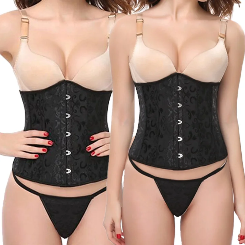 Plus Size Corset V Neck Tanks Bandage Short Crop Top Vest for Women Sexy Bondage Lace Up Bustier Corset