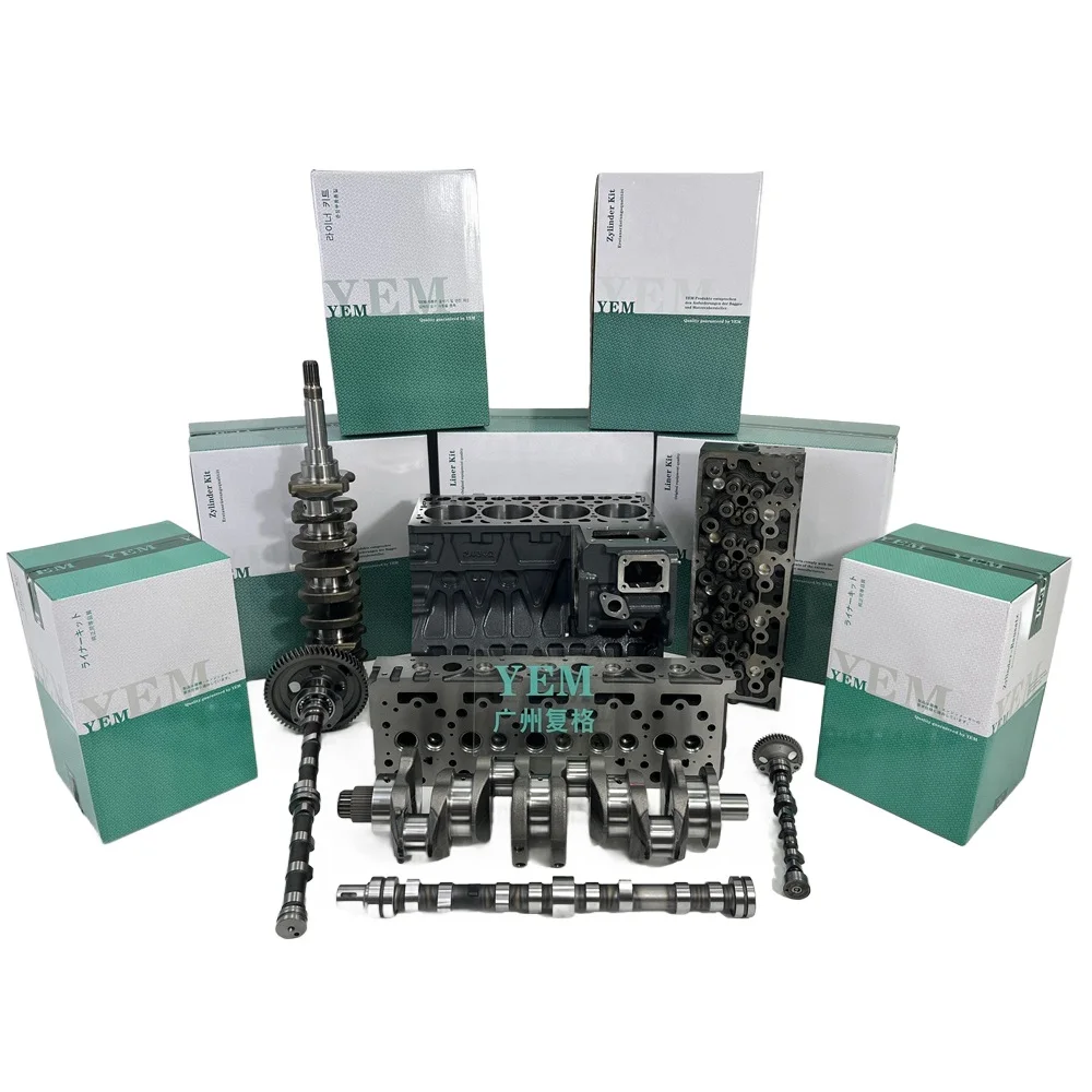 Replaces 2TNV70 3T72 3T72HL 3T75 Cylinder Block Head Crankshaft Camshaft for Yanmar Engine Parts With Warranty