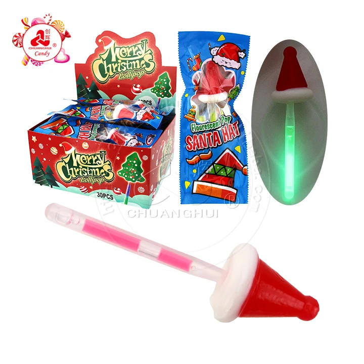 christmas hat lollipop