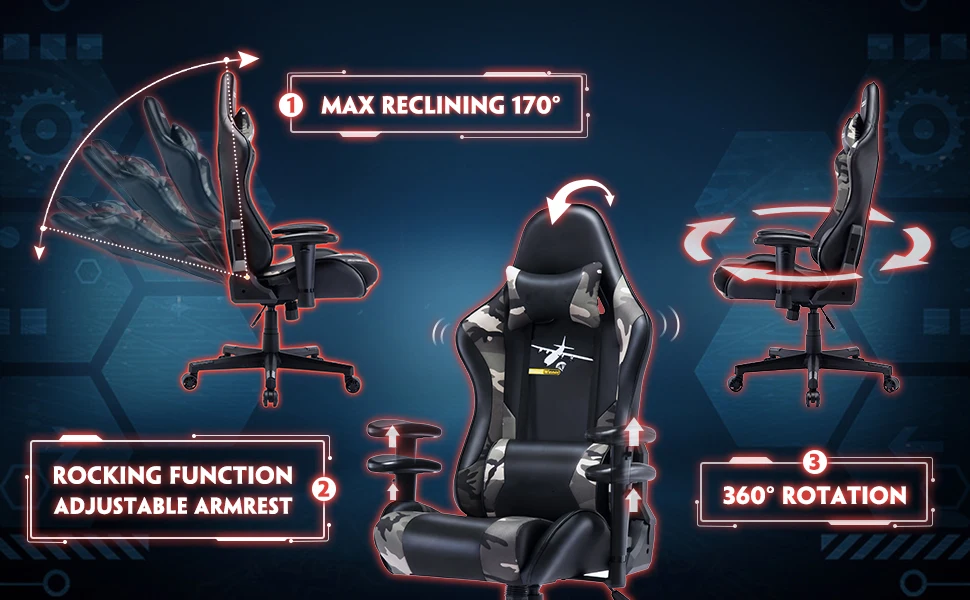 Gaming Chair Rack Alibaba.com: China Supplier Adjustable Rocking Gaming Chair, Metal ...
