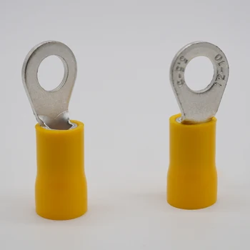 DIN 46234 PVC Insulated Ring Terminals Copper Crimp Cable Lug  for Automotive Wire Terminal Connector