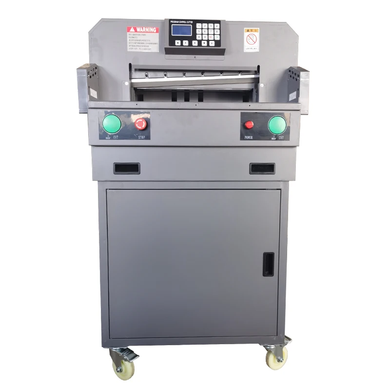 A3 Automatic Paper Guillotine Cutting Machine Electric Power Source ...