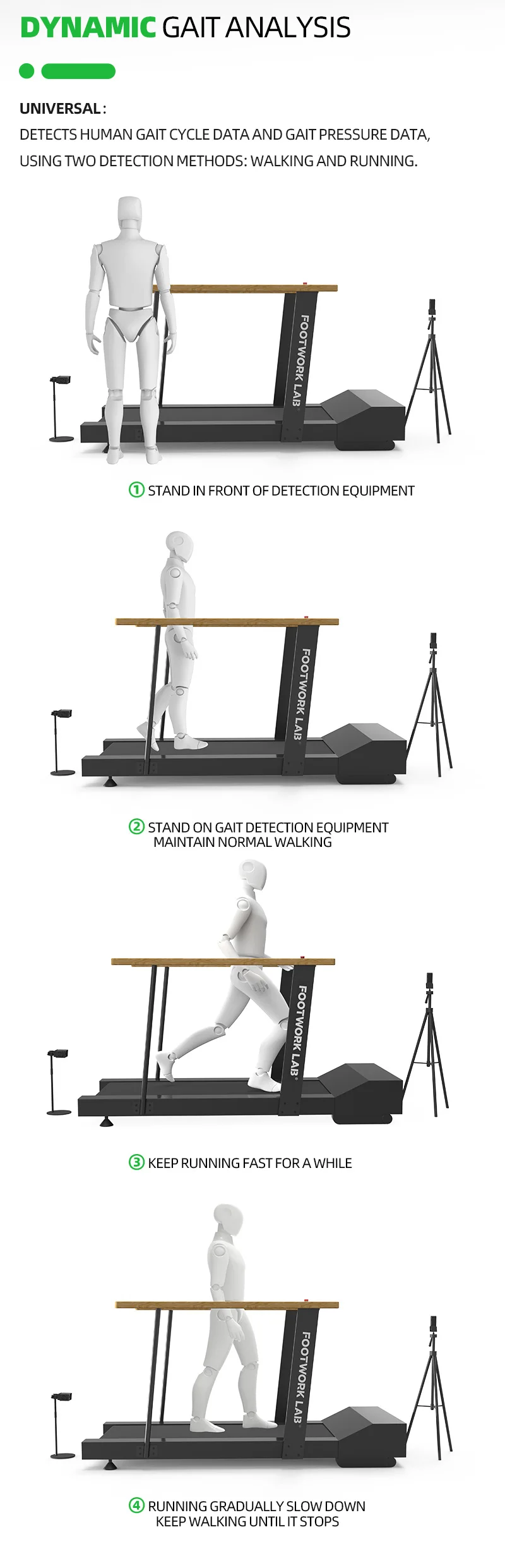 Foot Pressure Sensor Motion Capture Equipment Gait Analysis Training ...