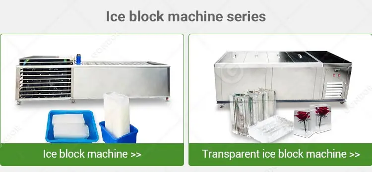 Transparent Clear Ice Crystal Industrial Brick Block Maker