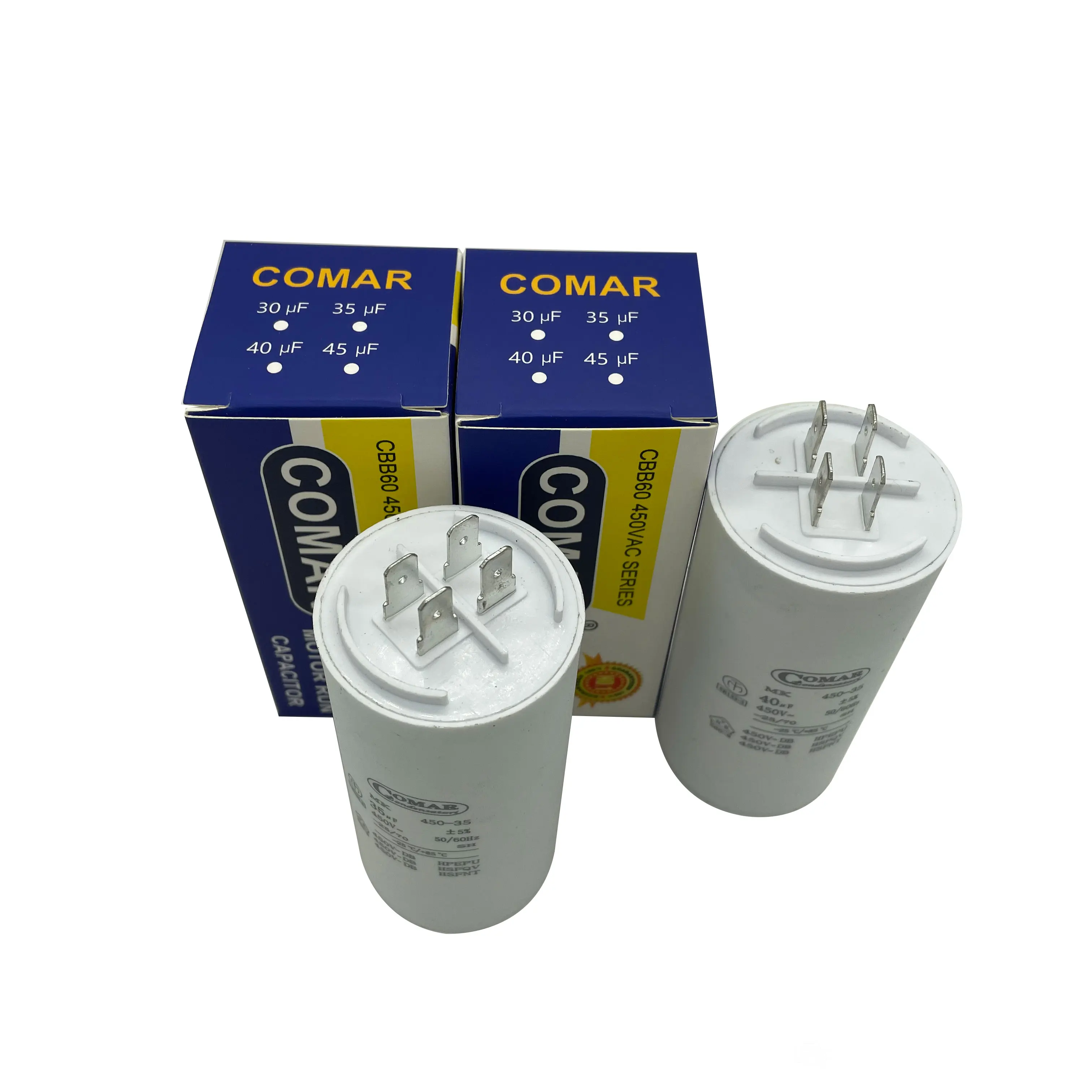 Factory Price Sh Home AC Compressor COMAR Capacitor for Sale (CBB60)