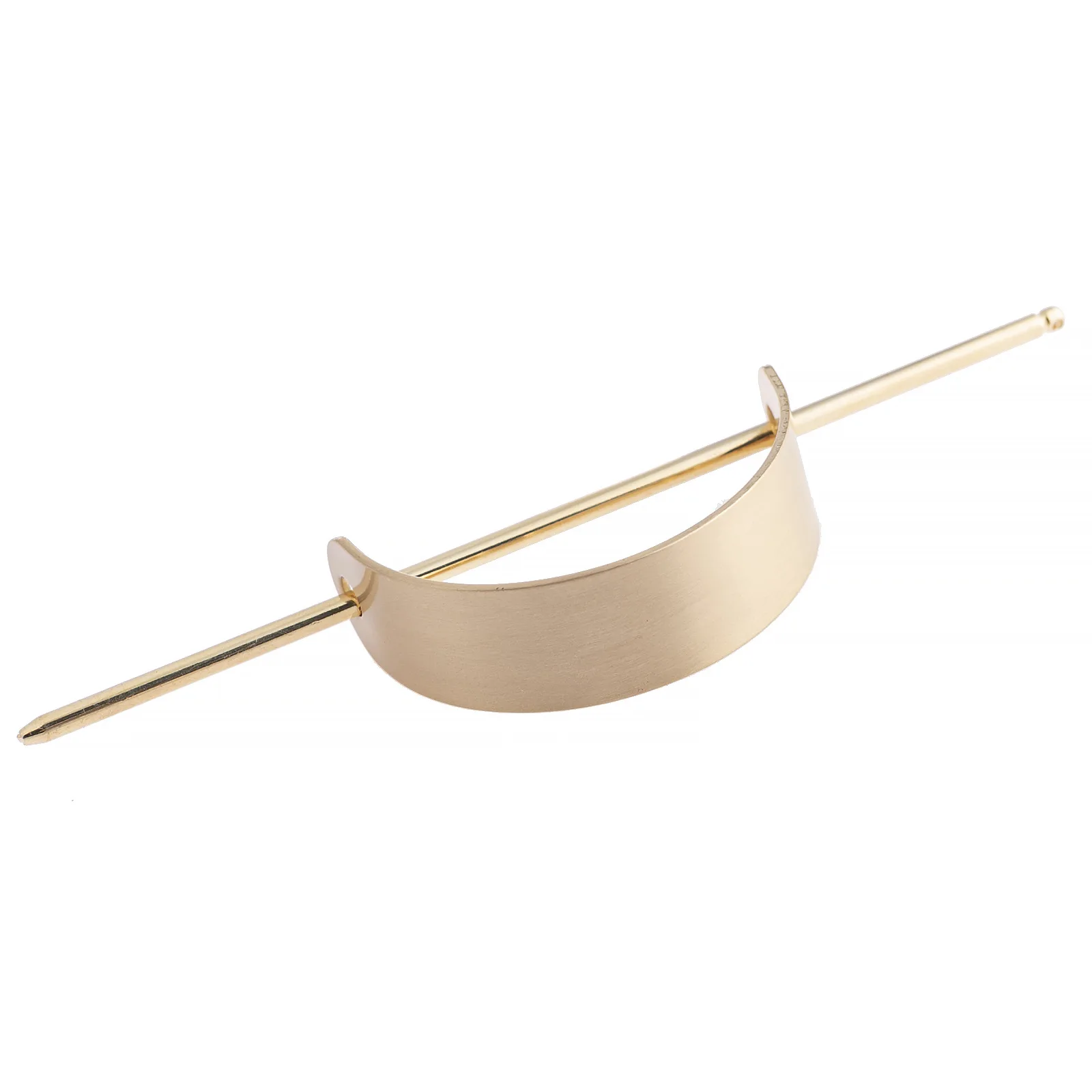 Fashion Simplicity Metal Wire Drawing Arc Shaped Hair Sticks Alloy Hollow Semicircle HairPins