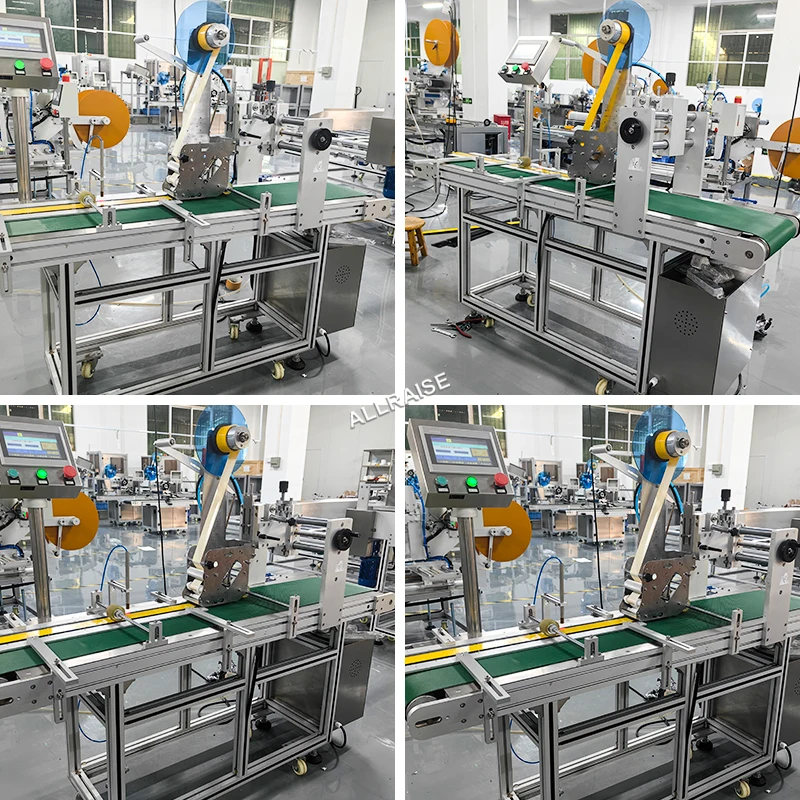High Speed Paper Metal Cloth Double Side Tape Applicator Duct Tape Pasting Machine