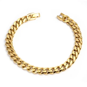 Tizti Fast Delivery Stainless Steel Long Chain Bracelet for Men