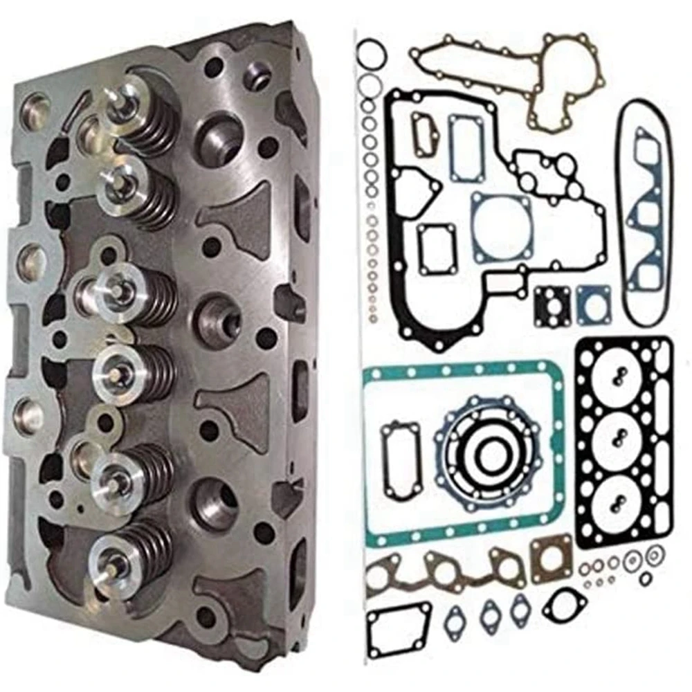IZUMI for Kubota L2202 L2202DT L24O2 L2402DT KH91 KH66 Cylinder Head W Valves Gasket OEM Engine Parts