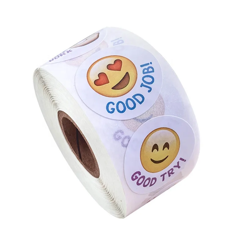 Hot Sale Round Children S Toys Good Job Try Nice Work Bravo Label Stickers Buy Good Try Stickers Children S Toys Stickers Good Job Stickers Product On Alibaba Com