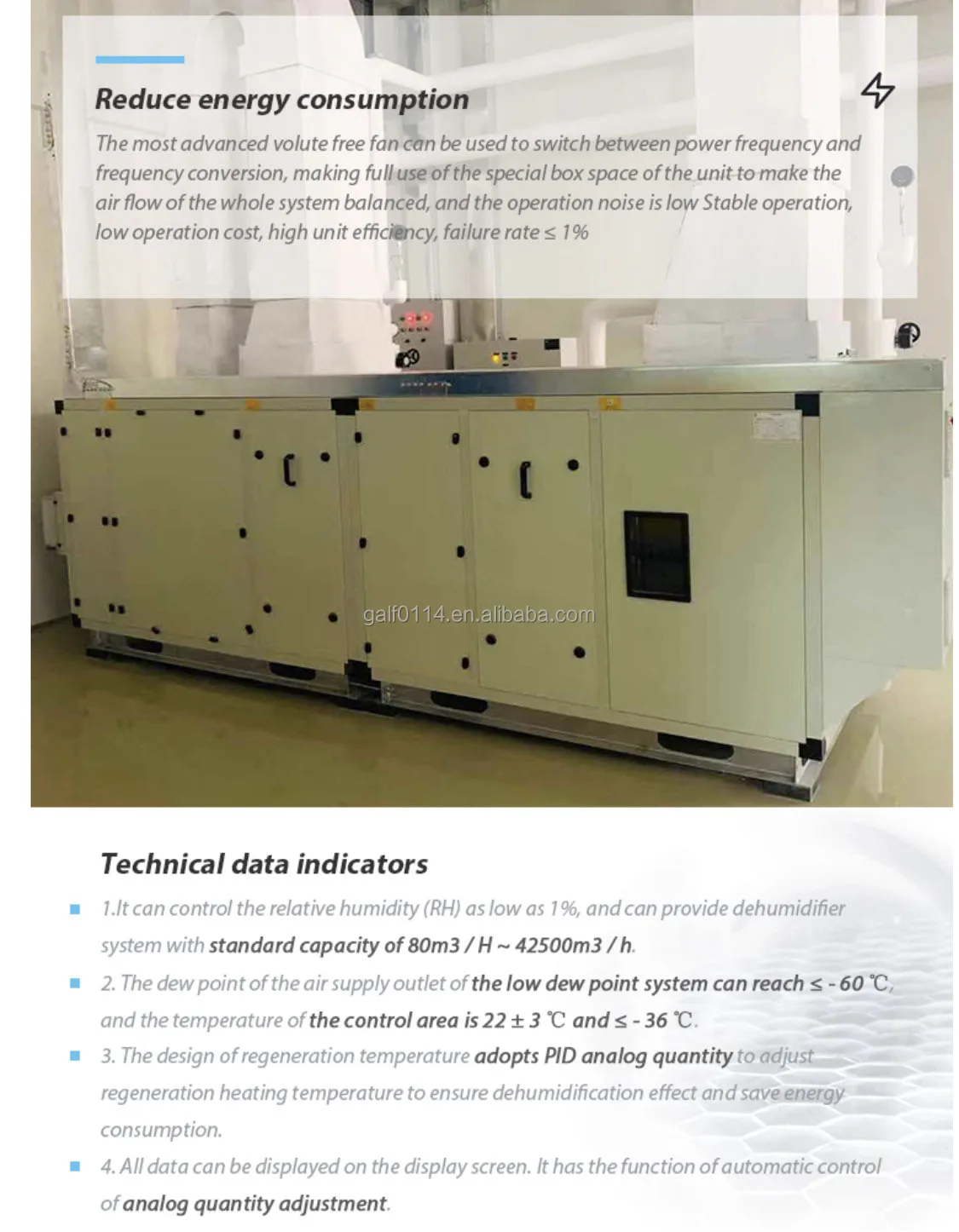 Industrial Dehumidifier Ahu Rotary Dehumidifying Hvac Buy Industry